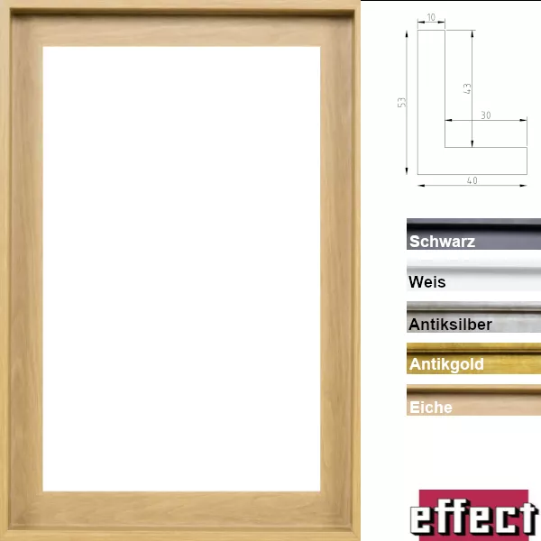 Schattenfugenrahmen Balingen nach Maß