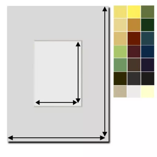 Passepartout nach Maß Konfiguration