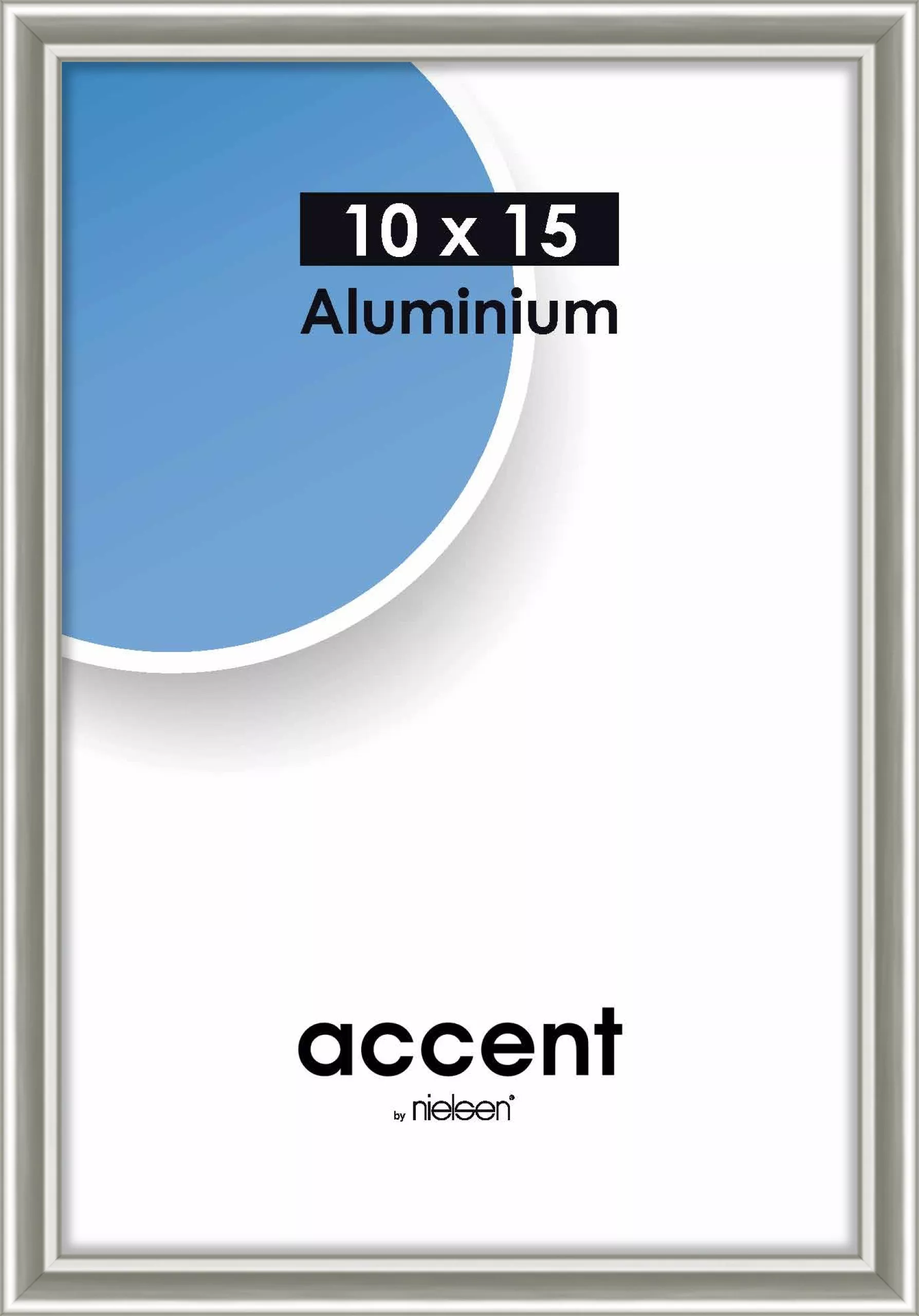 Wechselrahmen Accent Alu Pearl Mercury 10,0 x 15,0 cm