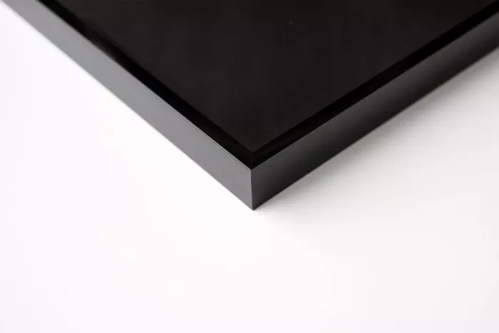 Alpha Alu Wechselrahmen Eloxal Schwarz glanz 10,0x15,0cm Normalglas