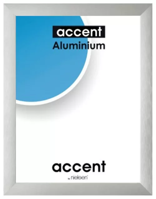 Alu-Wechselrahmen Accent Largo Struktur Silber matt   24,0 x 30