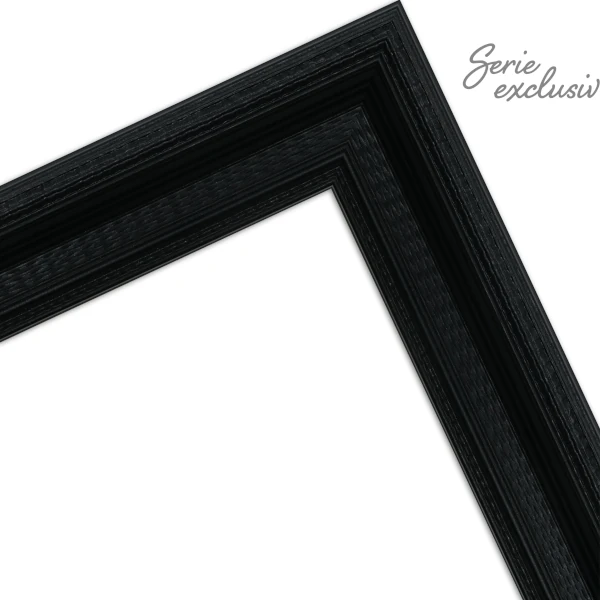 Wandspiegel Vittoria  Schwarz 24 x 30 Spiegel