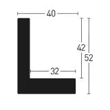 Schattenfugenrahmen Studio 40 nach Maß