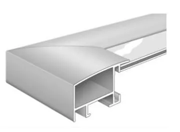 Alu-Wechselrahmen Accent Largo Struktur Schwarz matt   24,0 x 30,0