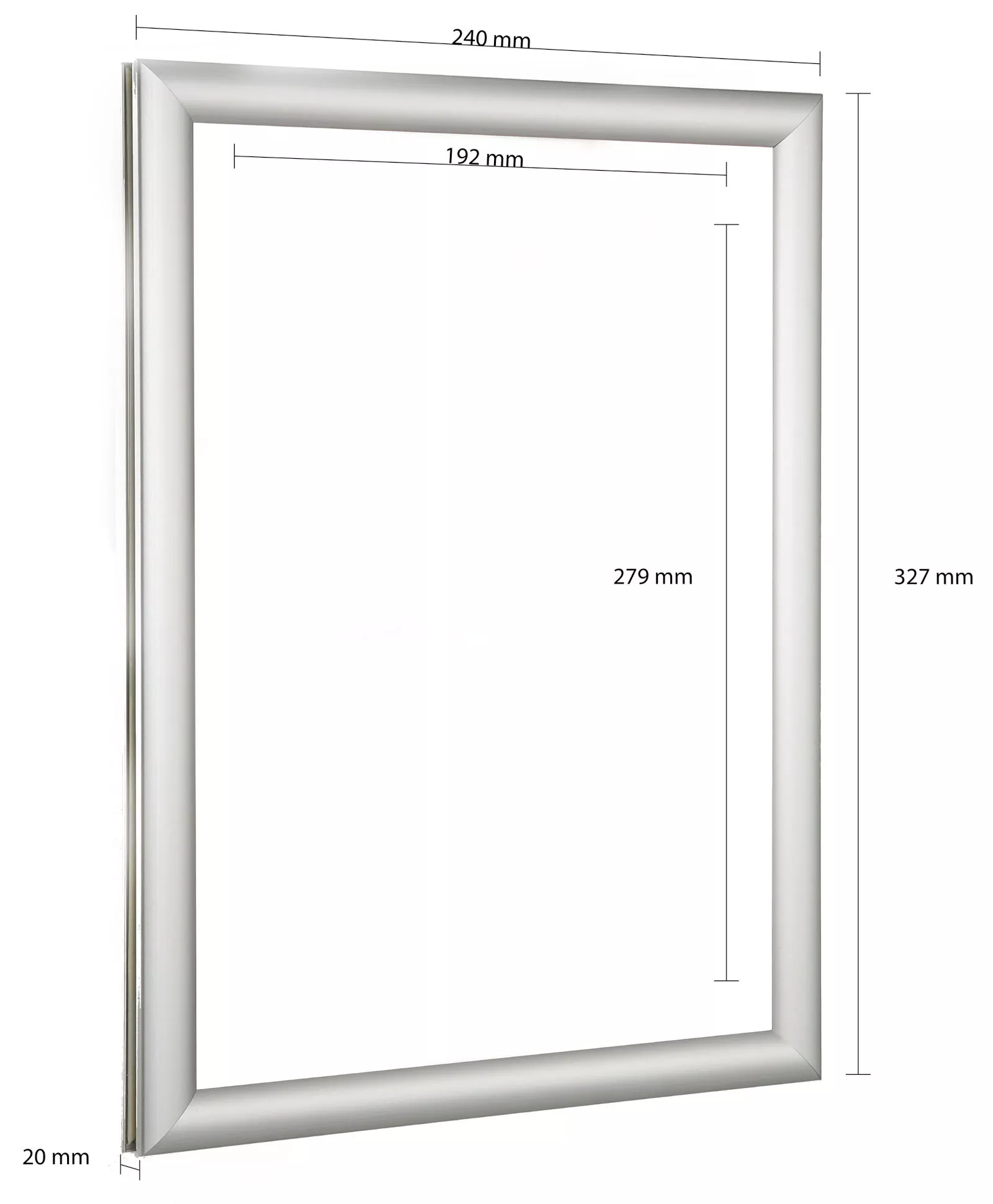Fenster-Klapprahmen 25mm 21,0 x 29,7 cm / DIN A4
