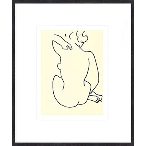 Nielsen Gerahmtes Bild „Nu, 1949 con Matisse“ 50,0 x 60,0 cm