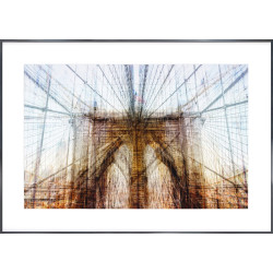 Nielsen Gerahmtes Bild „Brooklyn Bridge“ 118,9 x 84,1 cm