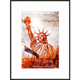 Nielsen Gerahmtes Bild „Statue of Liberty“ 60,0 x 80,0 cm
