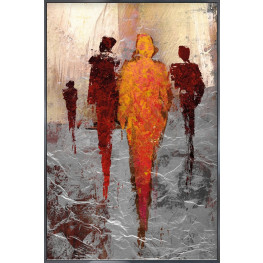 Nielsen Gerahmtes Bild „Figuren Rot“ 60,0 x 90,0 cm