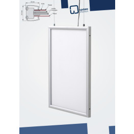 LED Leuchtrahmen Slim Frame Economy doppelseitig