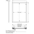 LED Leuchtrahmen Slim Frame einseitig