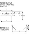 Topschild-Halterung Standard 