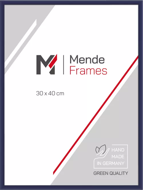 Kunststoffrahmen Brandenburg Blau 10x15 ohne Glas mit Rückwand