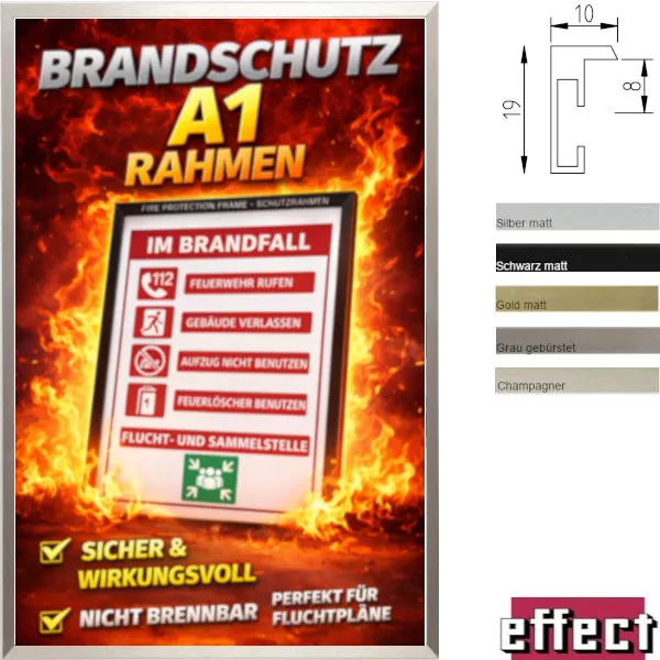 Brandschutzrahmen S2 Klasse A1